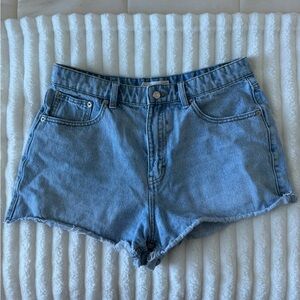 Topshop Light Blue Jean Shorts